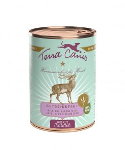 PELUCHOS MASCOTAS - TERRA CANIS - CIERVO CON PATATA, MANZANA Y ARÁNDANOS GRAIN FREE - 1