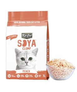 PELUCHOS-MASCOTAS-KIT-CAT-ECO-SOYA-CLUMP-ARENA-MELOCOTÓN